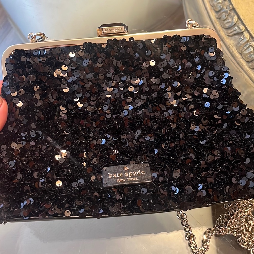 Kate Spade Sequin Black Crossbody/purse
